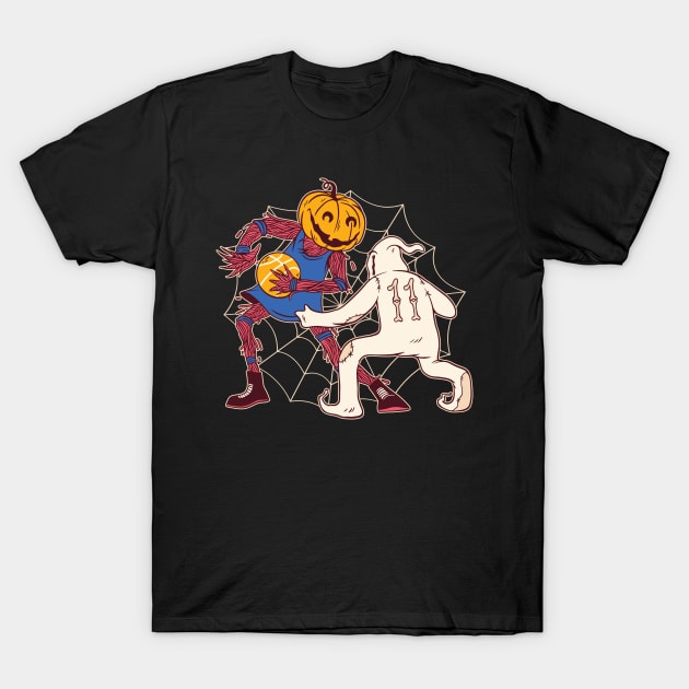 Basket ball halloween T-Shirt by IconRose